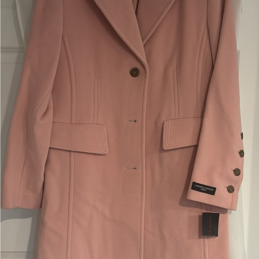 Anne Klein Women's Trench Coat in Blush Pink